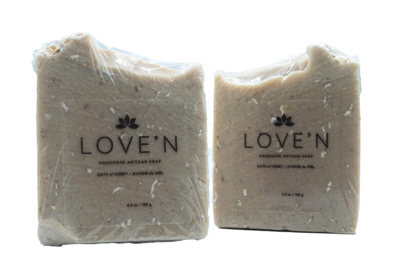 LOVE'N Handmade Artisan Soap-Oats of Honey - Image 2