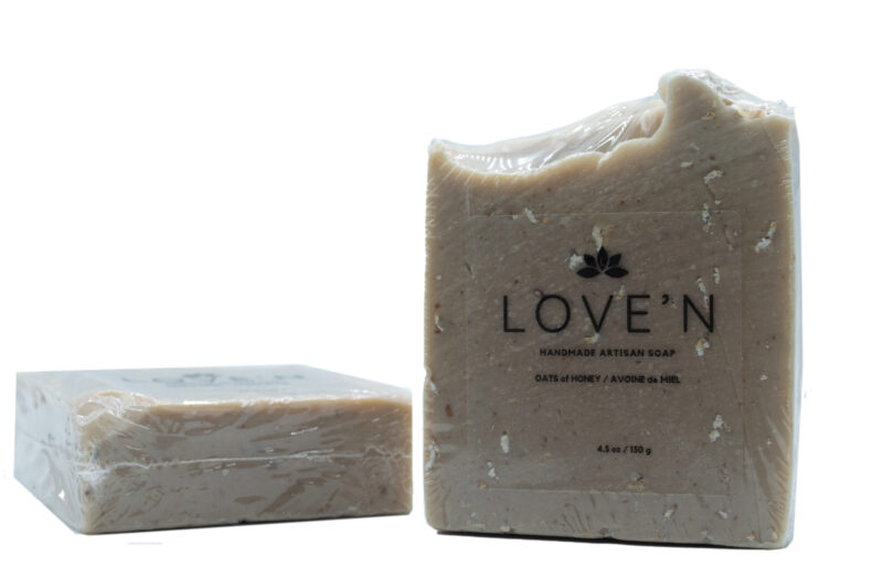 LOVE'N Handmade Artisan Soap-Oats of Honey - Image 3