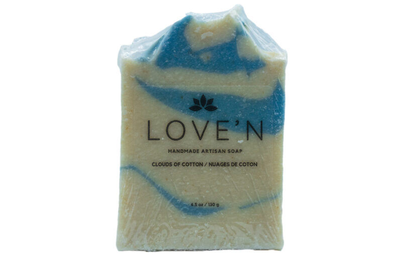 LOVE'N Handmade Artisan Soap-Clouds of Cotton