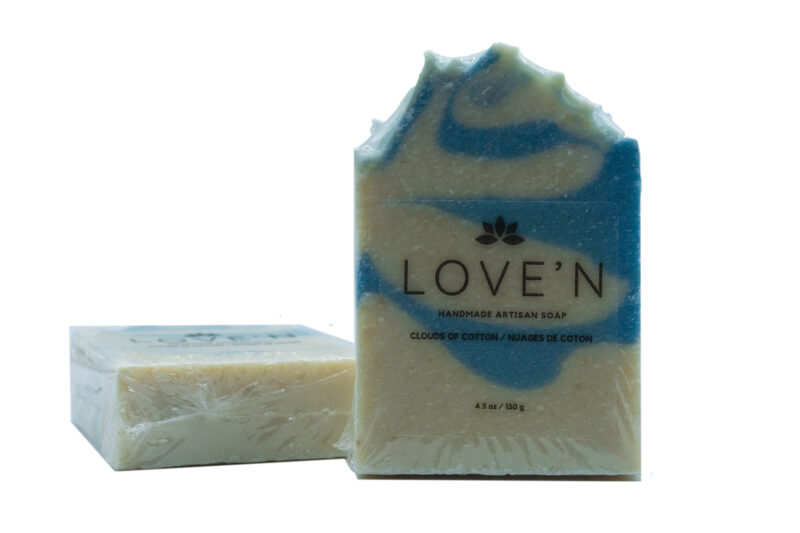 LOVE'N Handmade Artisan Soap-Clouds of Cotton - Image 3